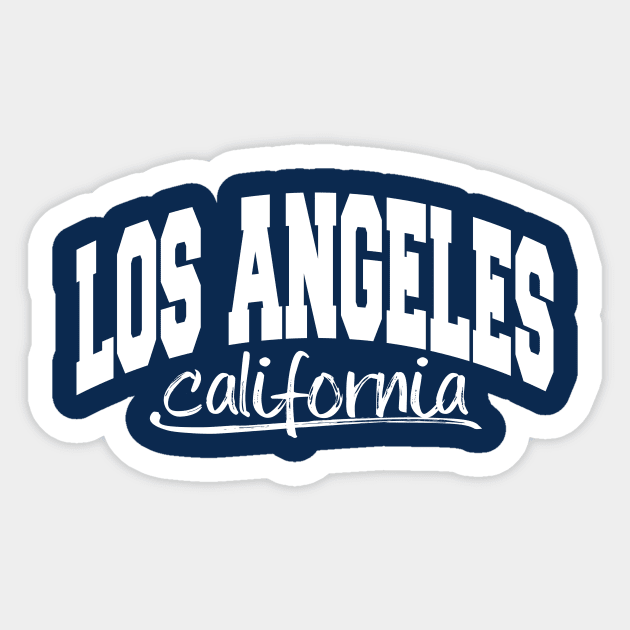Los angeles Los Angeles Sticker TeePublic